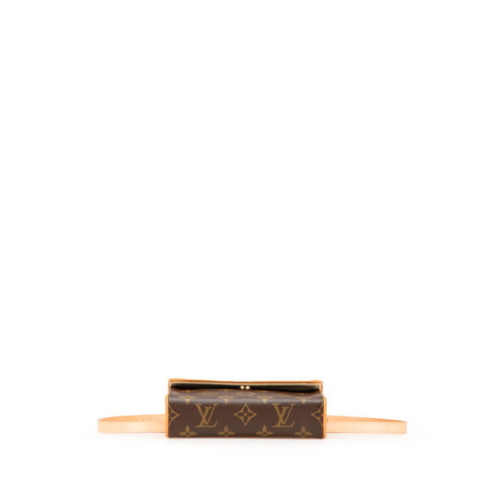 LOUIS VUITTON Authentic Brown Monogram Leather Fanny Pack - Picture 3 of 10